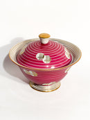 Potiche Decò in Porcellana Arzberg Dipinta a Mano Anni 30