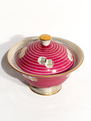 Potiche Decò in Porcellana Arzberg Dipinta a Mano Anni 30