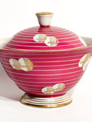 Potiche Decò in Porcellana Arzberg Dipinta a Mano Anni 30