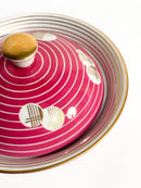 Potiche Decò in Porcellana Arzberg Dipinta a Mano Anni 30