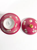 Potiche Decò in Porcellana Arzberg Dipinta a Mano Anni 30