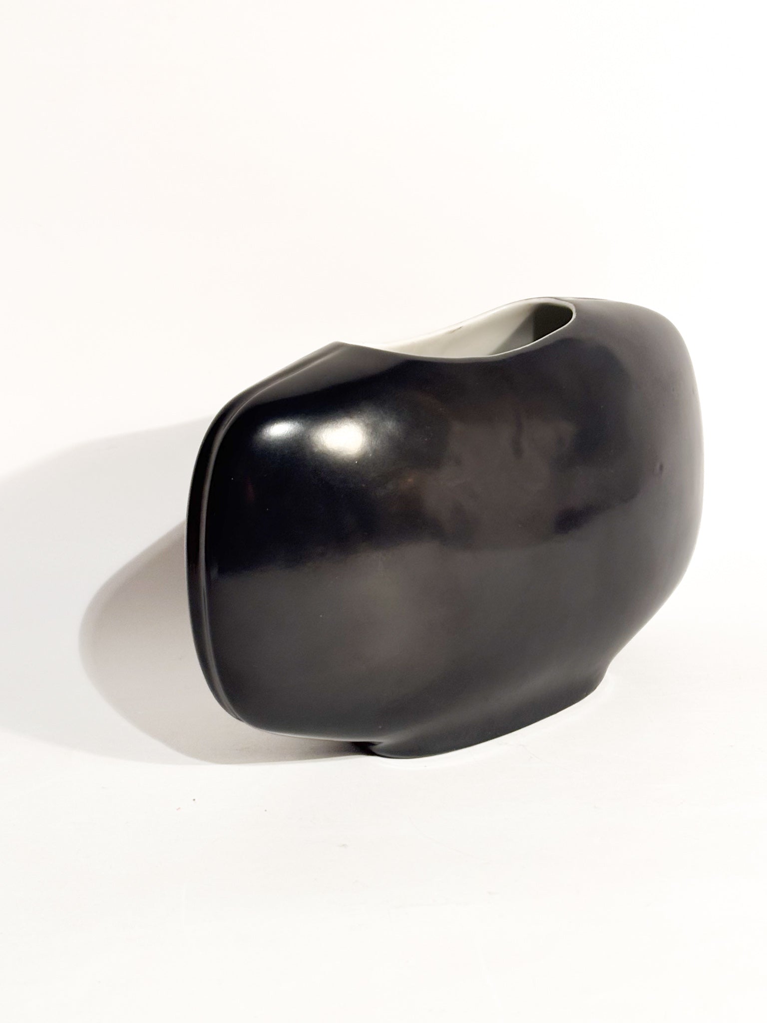 Vaso in Porcellana Dipinta a mano di C.A.B. Firenze Anni 60