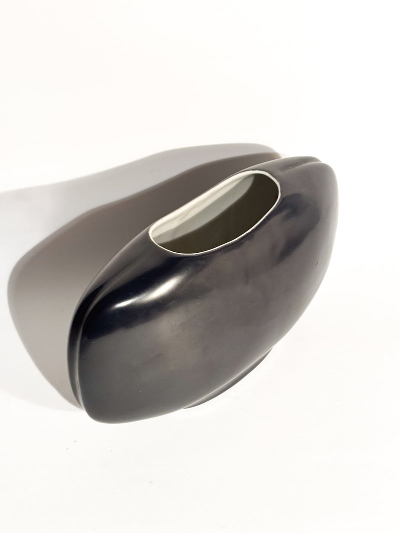 Vaso in Porcellana Dipinta a mano di C.A.B. Firenze Anni 60