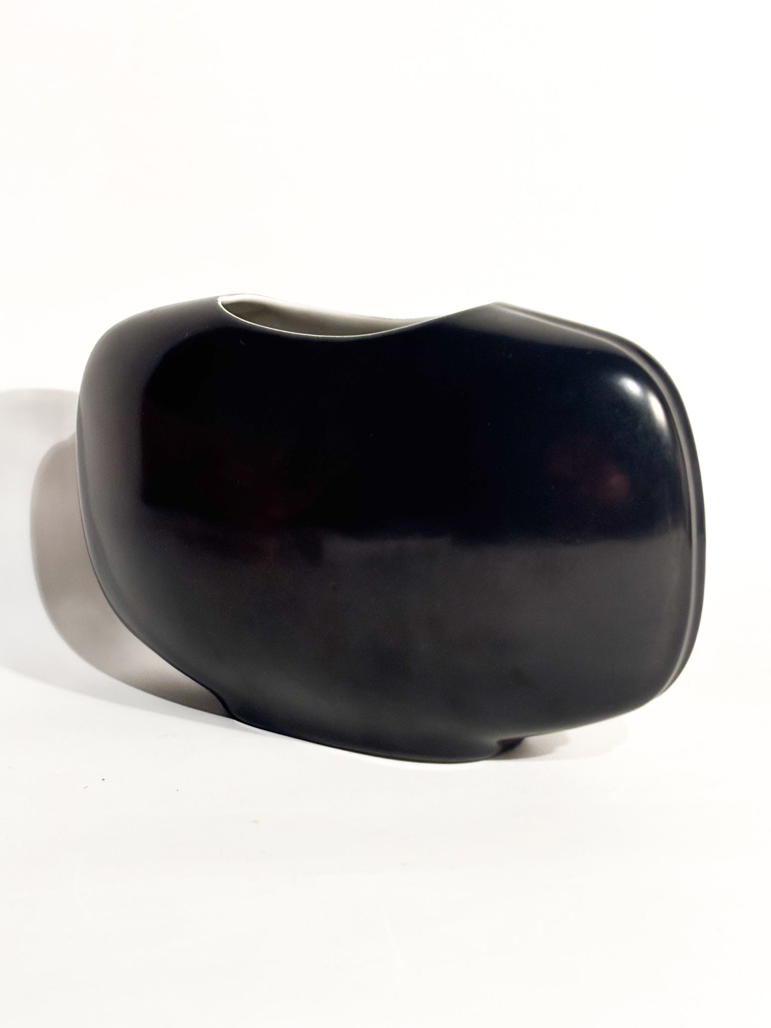 Vaso in Porcellana Dipinta a mano di C.A.B. Firenze Anni 60