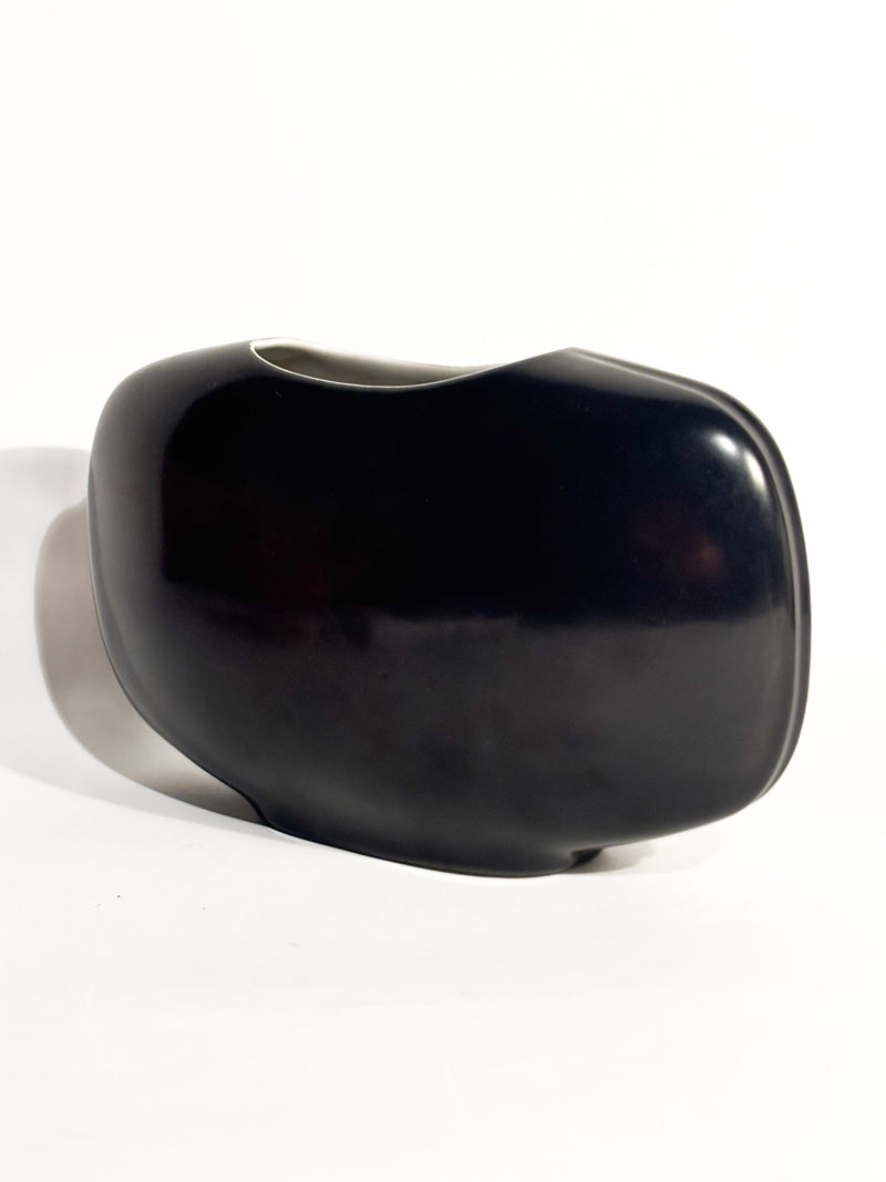 Vaso in Porcellana Dipinta a mano di C.A.B. Firenze Anni 60