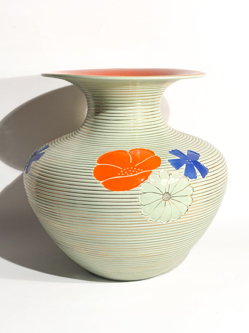 Vaso in Ceramica Smaltata di Pucci Umbertide Anni 50
