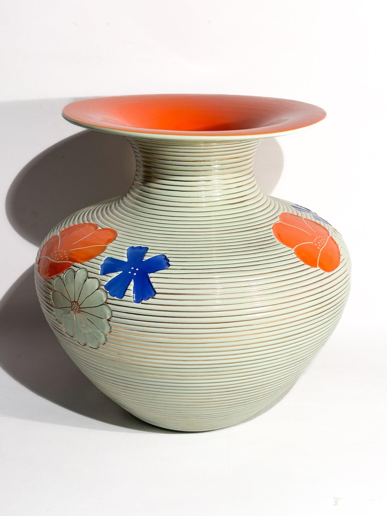 Vaso in Ceramica Smaltata di Pucci Umbertide Anni 50