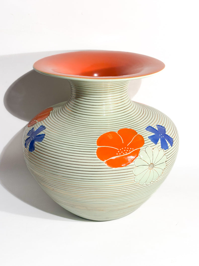 Vaso in Ceramica Smaltata di Pucci Umbertide Anni 50