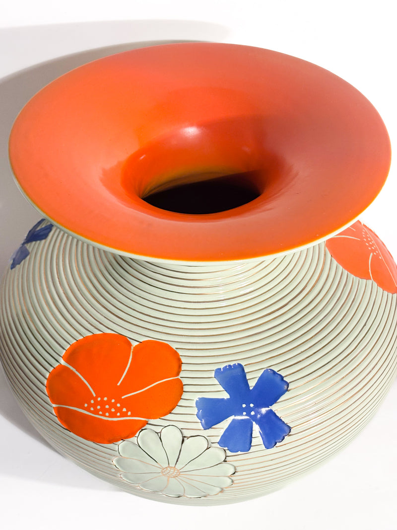 Vaso in Ceramica Smaltata di Pucci Umbertide Anni 50