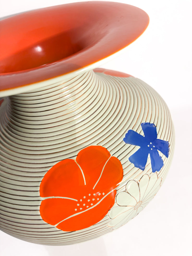 Vaso in Ceramica Smaltata di Pucci Umbertide Anni 50