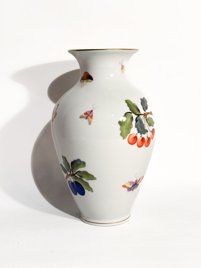 Vaso in Porcellana di Herend Market Garden Anni 80