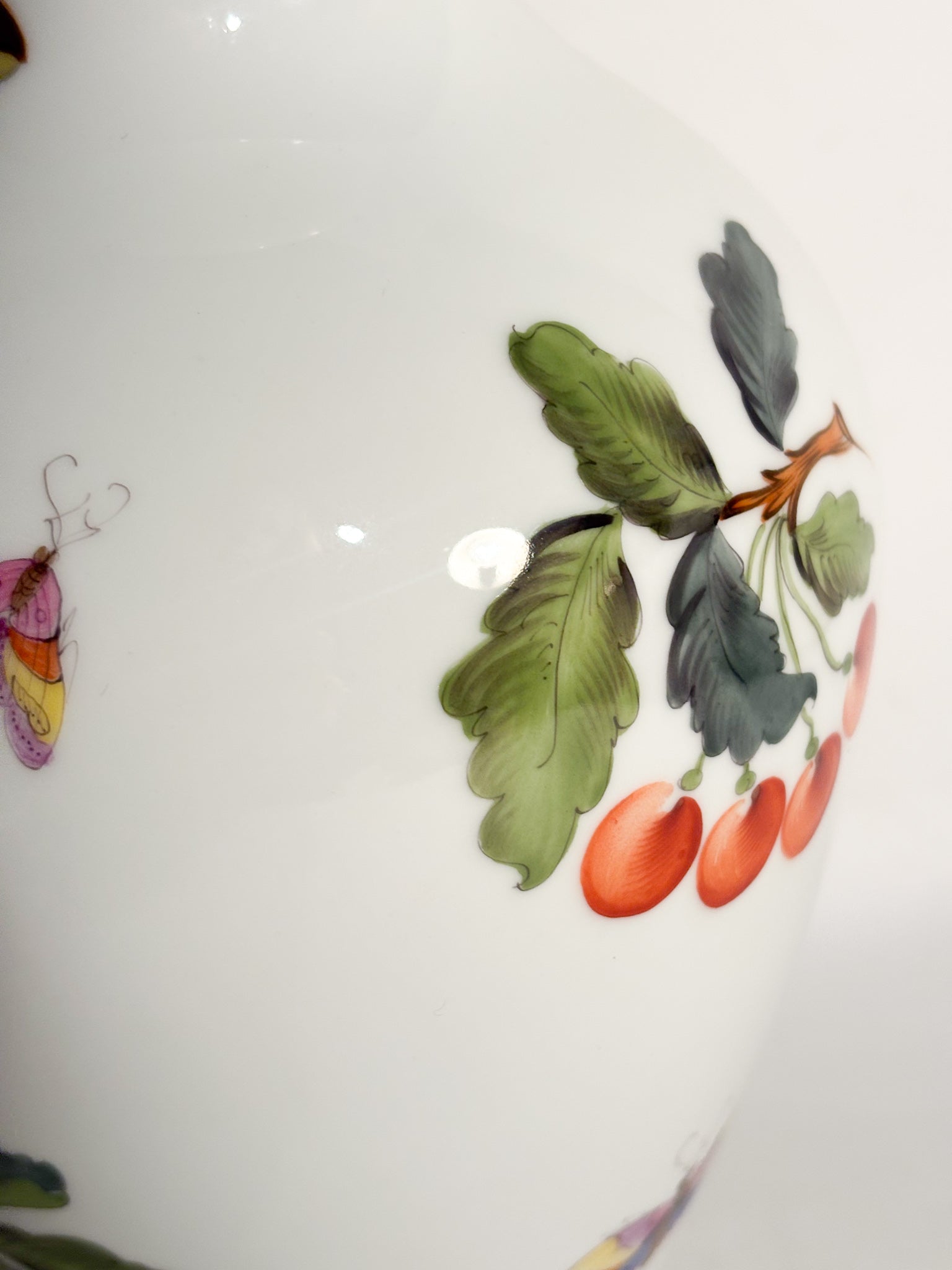 Vaso in Porcellana di Herend Market Garden Anni 80