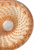 Posacenere e Portacandele in Vetro di Murano Dorato Anni 60