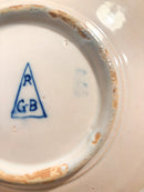 Piatto di Gualdo Tadino Dipinto a Mano Fine 1800