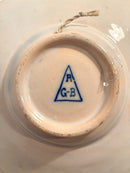 Piatto in Ceramica di Gualdo Tadino Dipinto a Mano Fine 1800