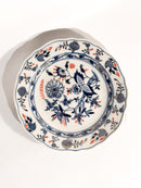Piatto in Porcellana di Meissen Dipinta a Mano Anni 60