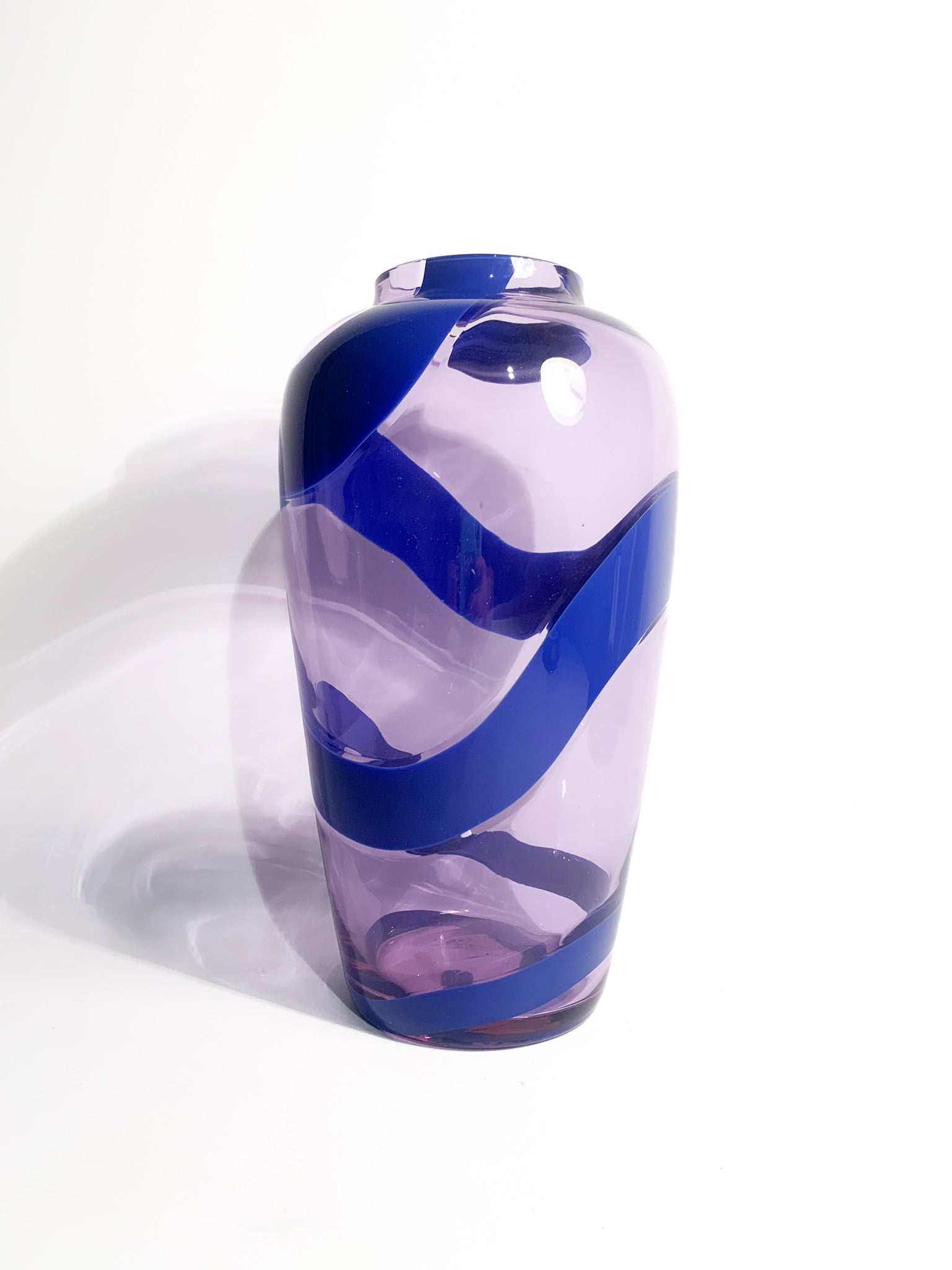 Murano Glass Snake Model Vase by Nason Moretti 1990s