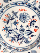 Piatto in Porcellana di Meissen Dipinto a Mano Anni 60