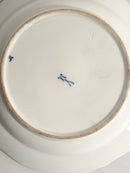 Piatto in Porcellana di Meissen Dipinto a Mano Anni 60