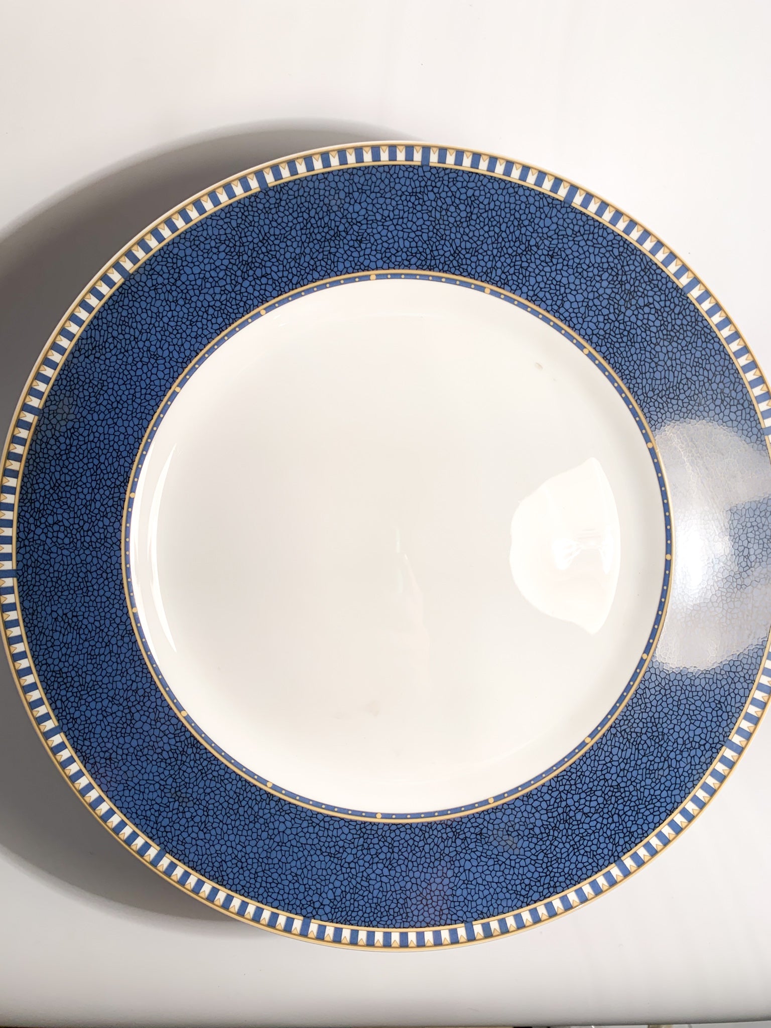 Set of 12 German Porcelain Underplates by Eschenbach from the 1950s