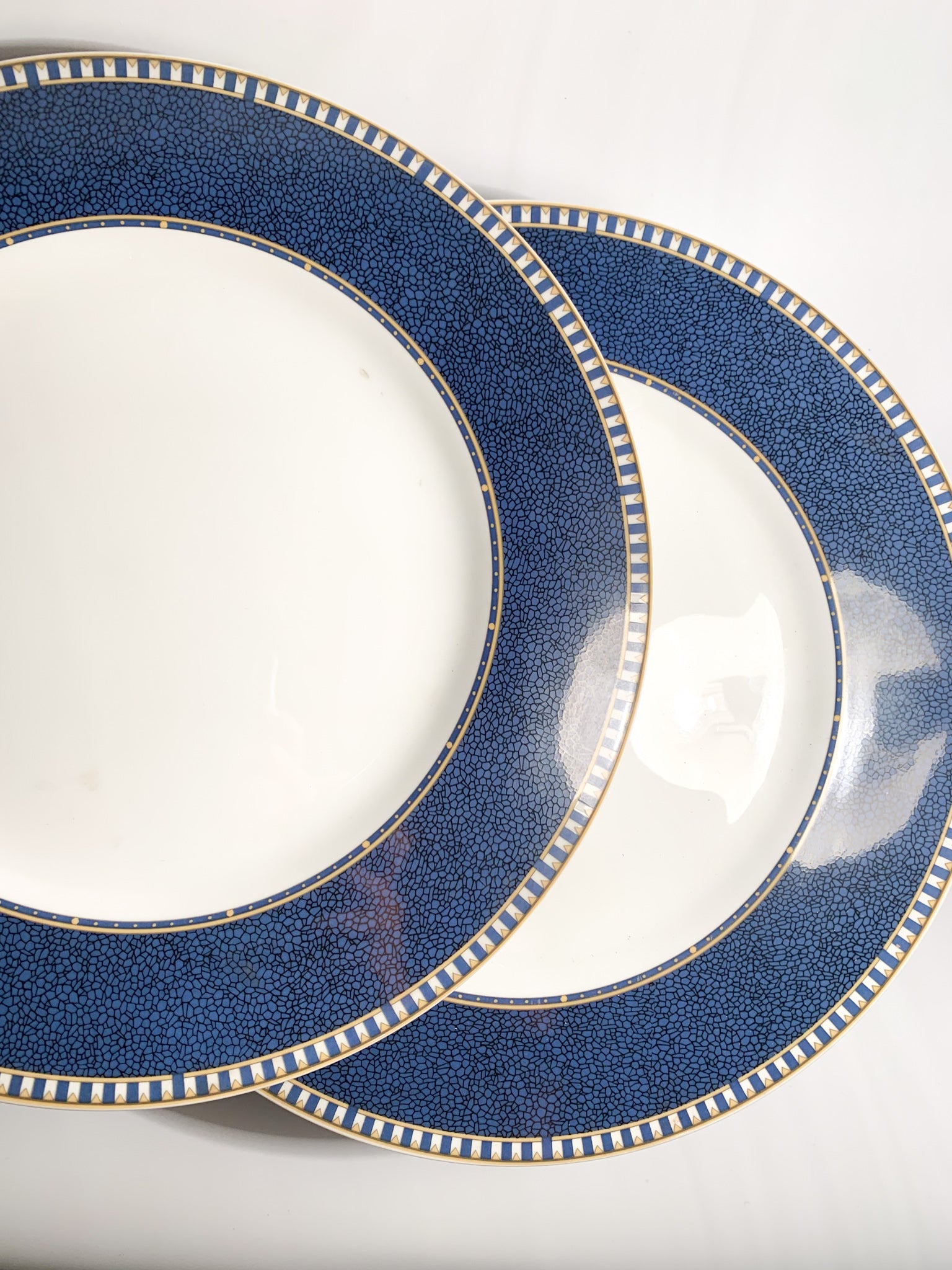 Set of 12 German Porcelain Underplates by Eschenbach from the 1950s