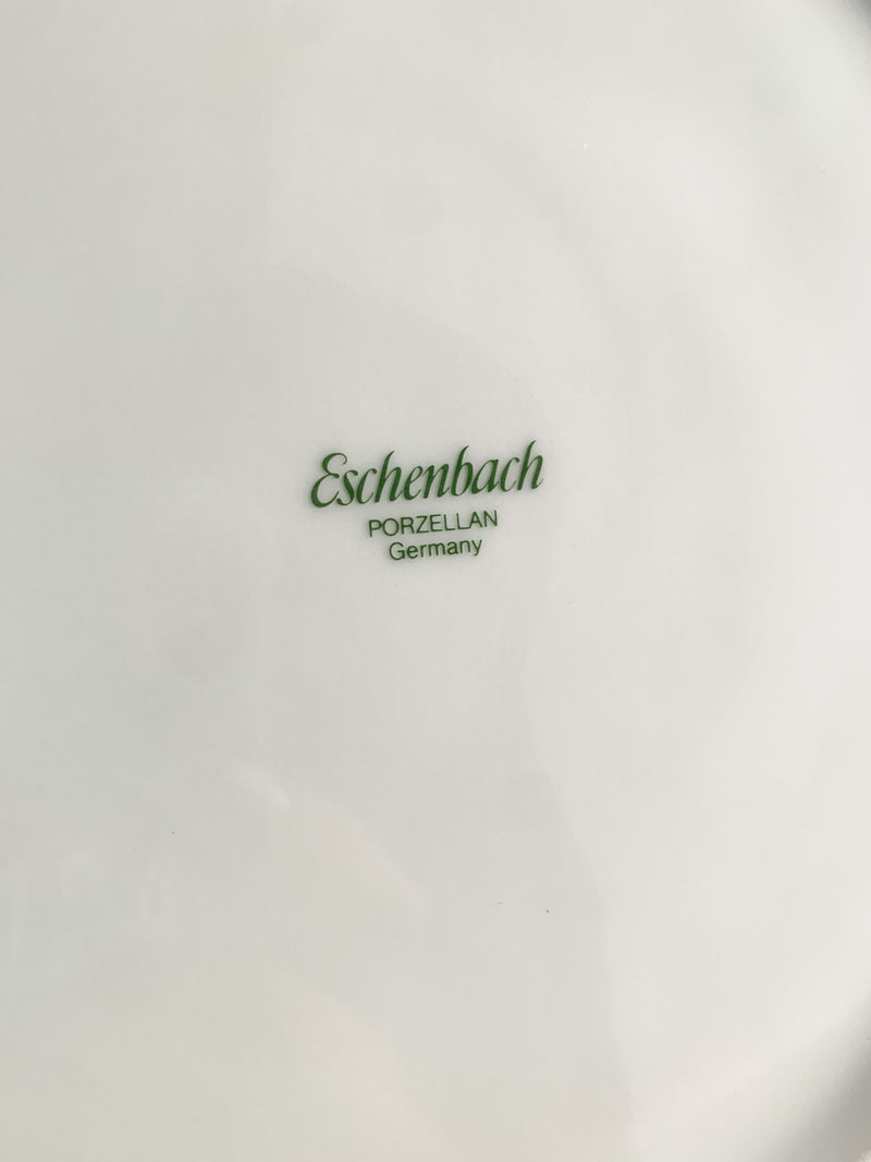Set of 12 German Porcelain Underplates by Eschenbach from the 1950s
