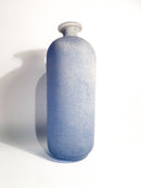 Scavo Light Blue Murano Glass Vase from the 1980s