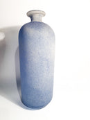 Scavo Light Blue Murano Glass Vase from the 1980s