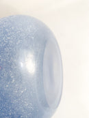 Scavo Light Blue Murano Glass Vase from the 1980s