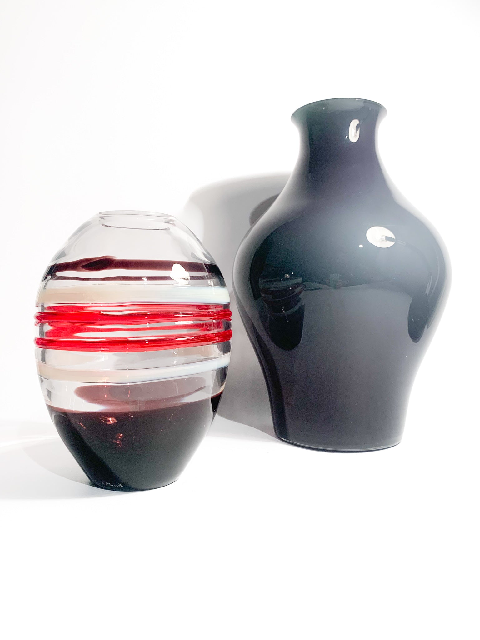 Murano Glass Vase by Carlo Moretti Reina Model 2008