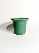 Vaso in Ceramica Verde di Giovanni Gariboldi per Richard Ginori Anni 30