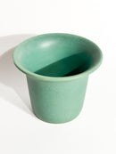 Vaso in Ceramica Verde di Giovanni Gariboldi per Richard Ginori Anni 30