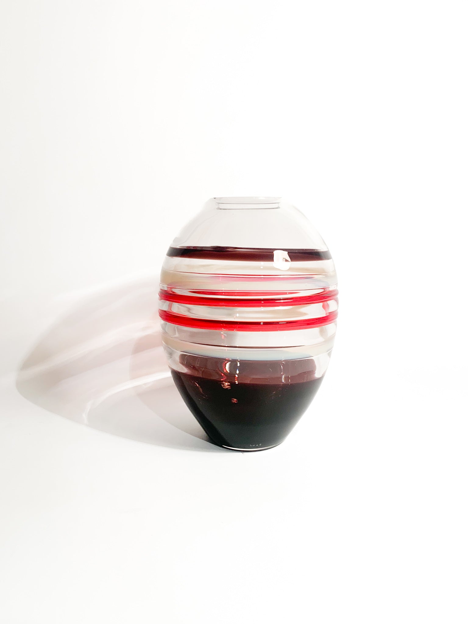 Murano Glass Vase by Carlo Moretti Reina Model 2008