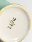 Vaso in Ceramica Verde di Giovanni Gariboldi per Richard Ginori Anni 30