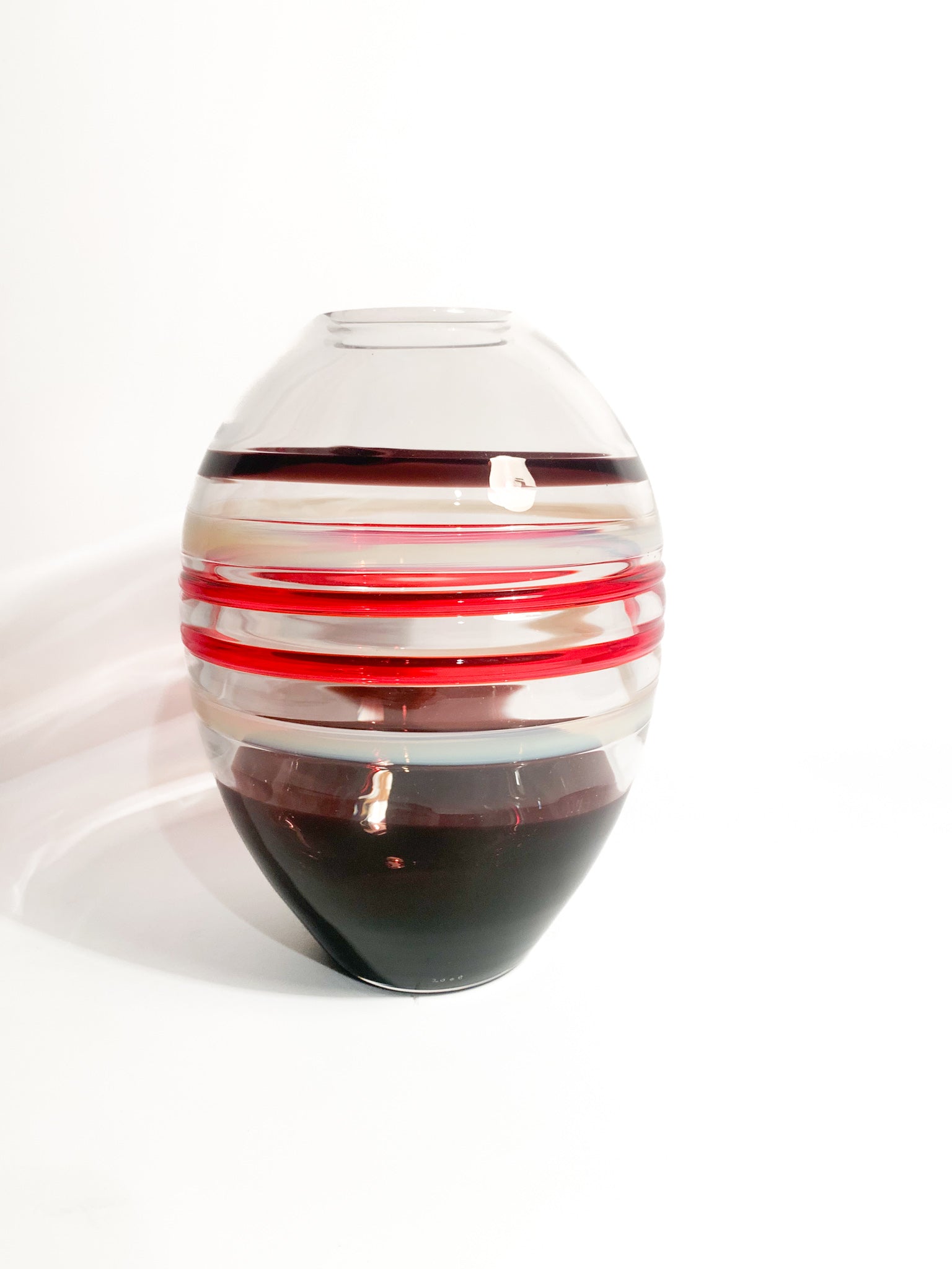 Murano Glass Vase by Carlo Moretti Reina Model 2008