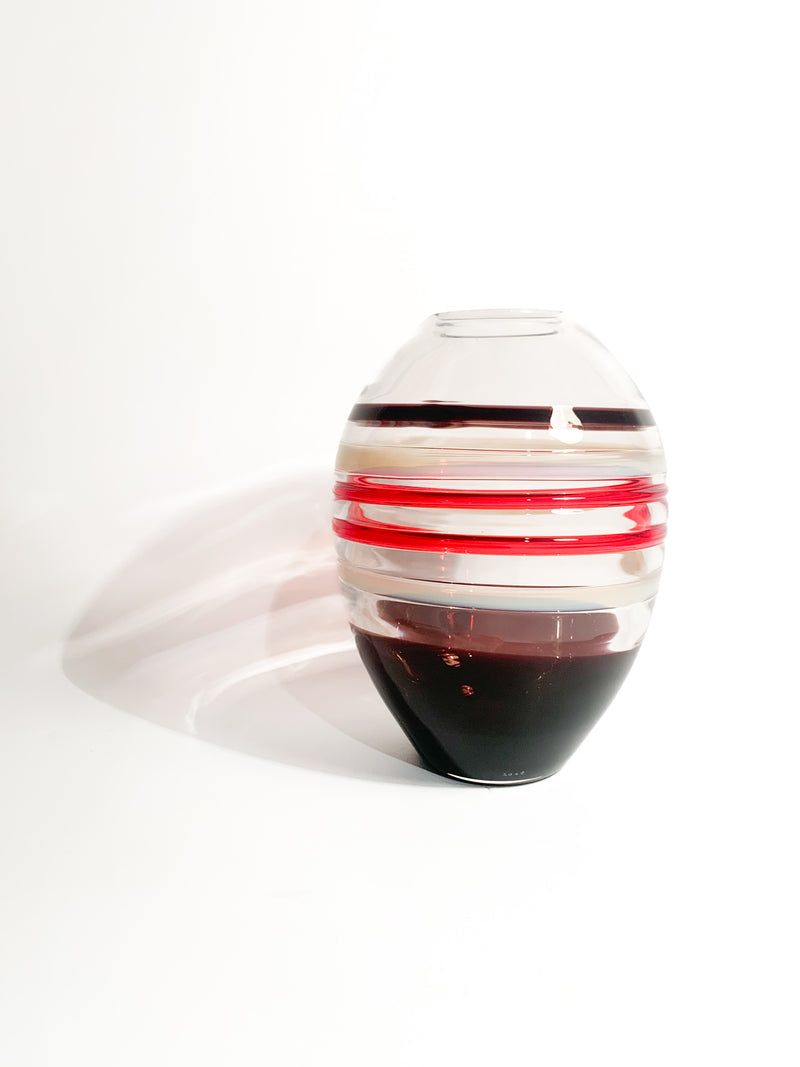 Murano Glass Vase by Carlo Moretti Reina Model 2008
