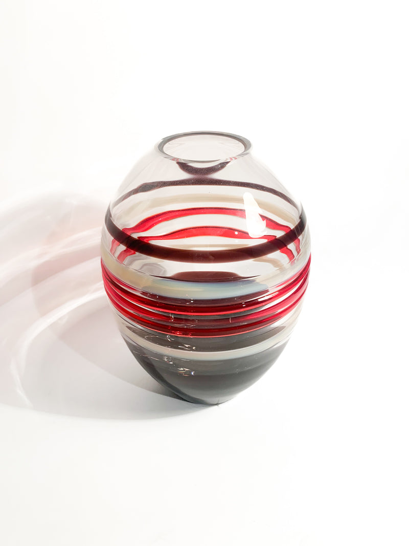 Murano Glass Vase by Carlo Moretti Reina Model 2008