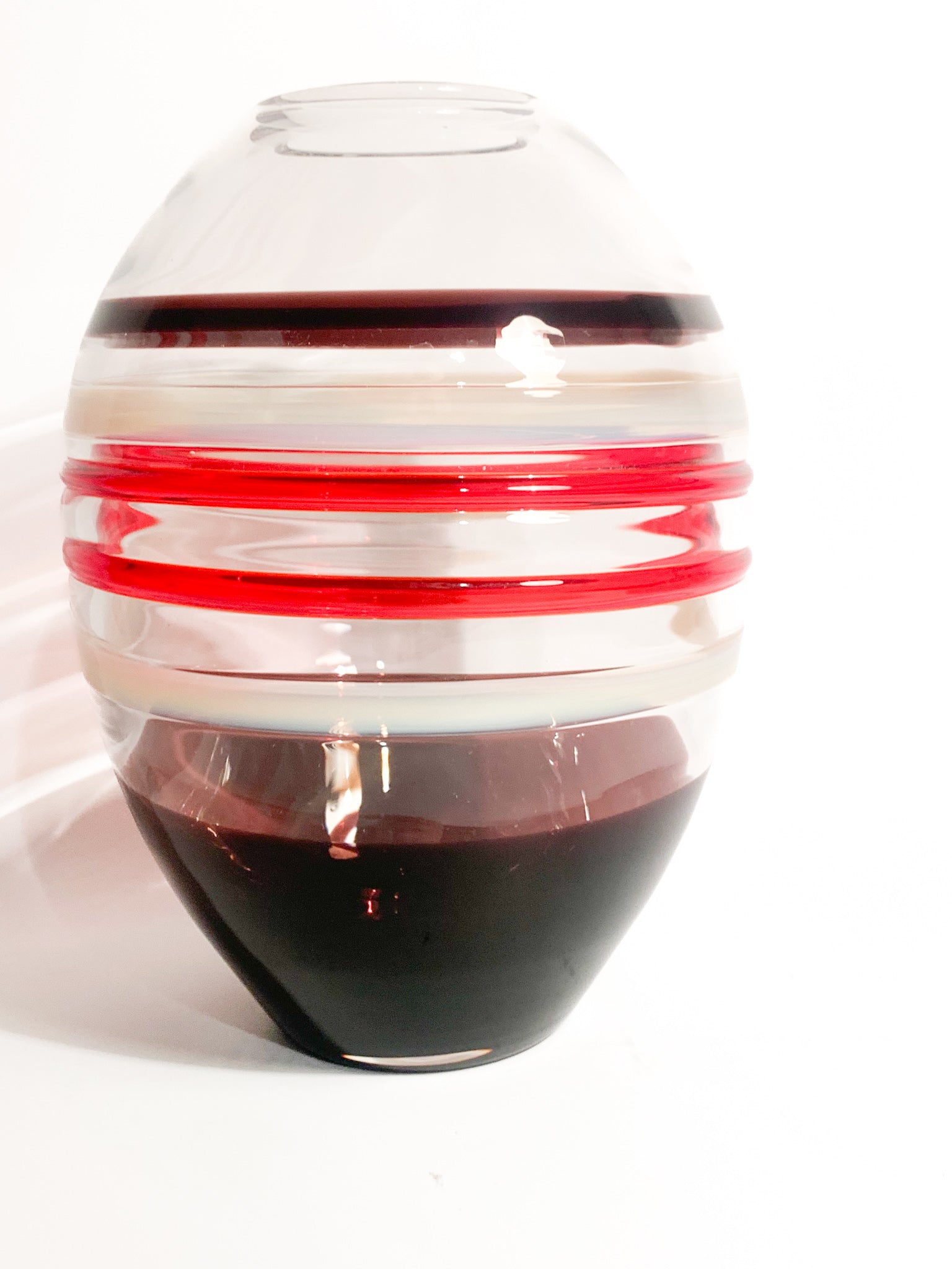 Murano Glass Vase by Carlo Moretti Reina Model 2008