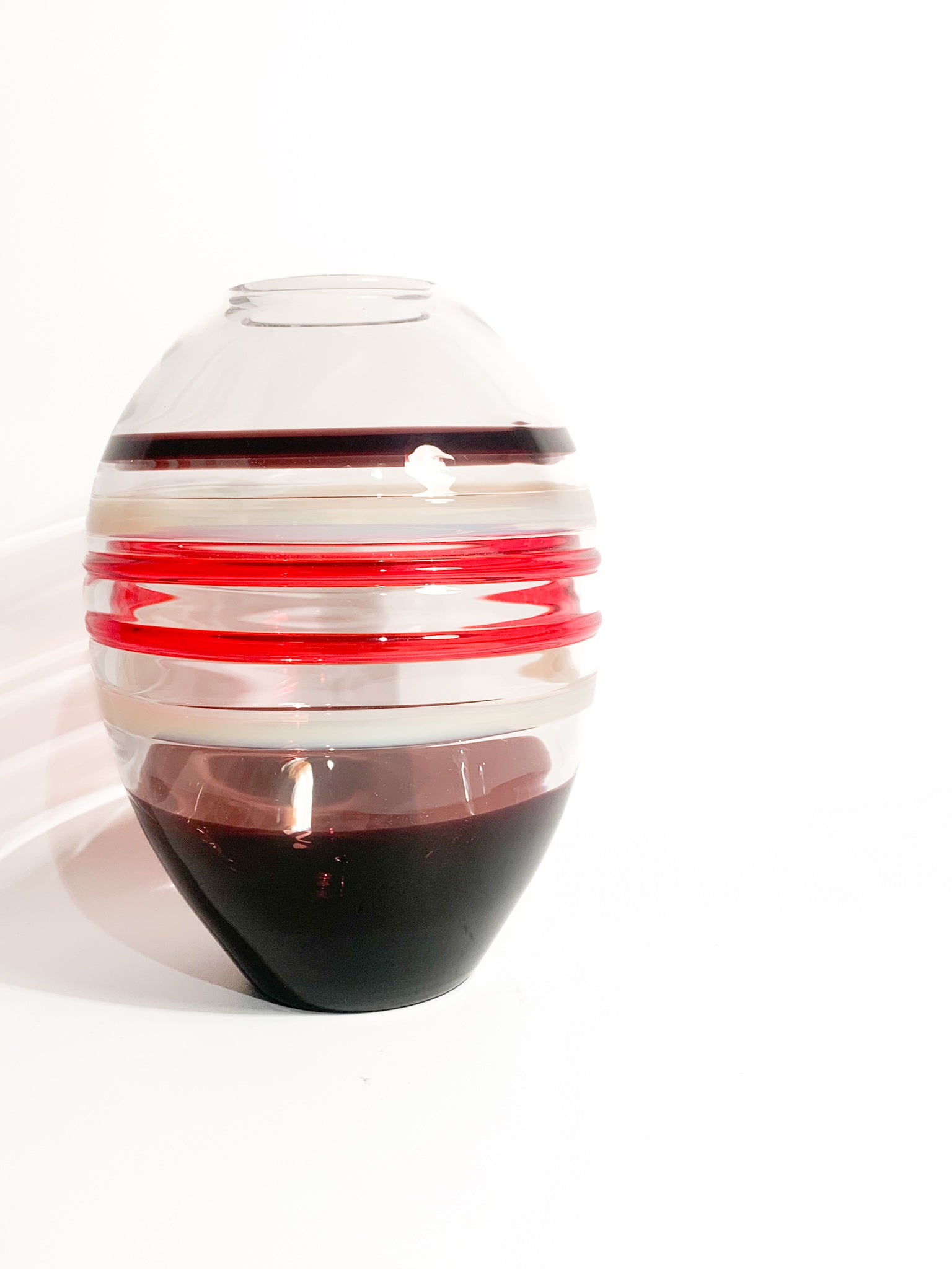 Murano Glass Vase by Carlo Moretti Reina Model 2008