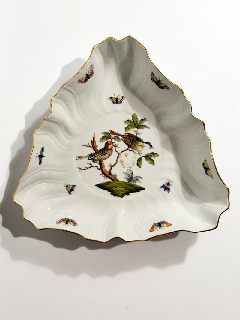 Hand-Painted Herend Porcelain Centerpiece from the 1950s