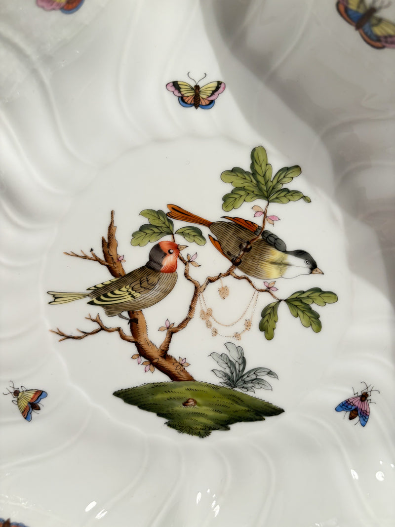 Hand-Painted Herend Porcelain Centerpiece from the 1950s