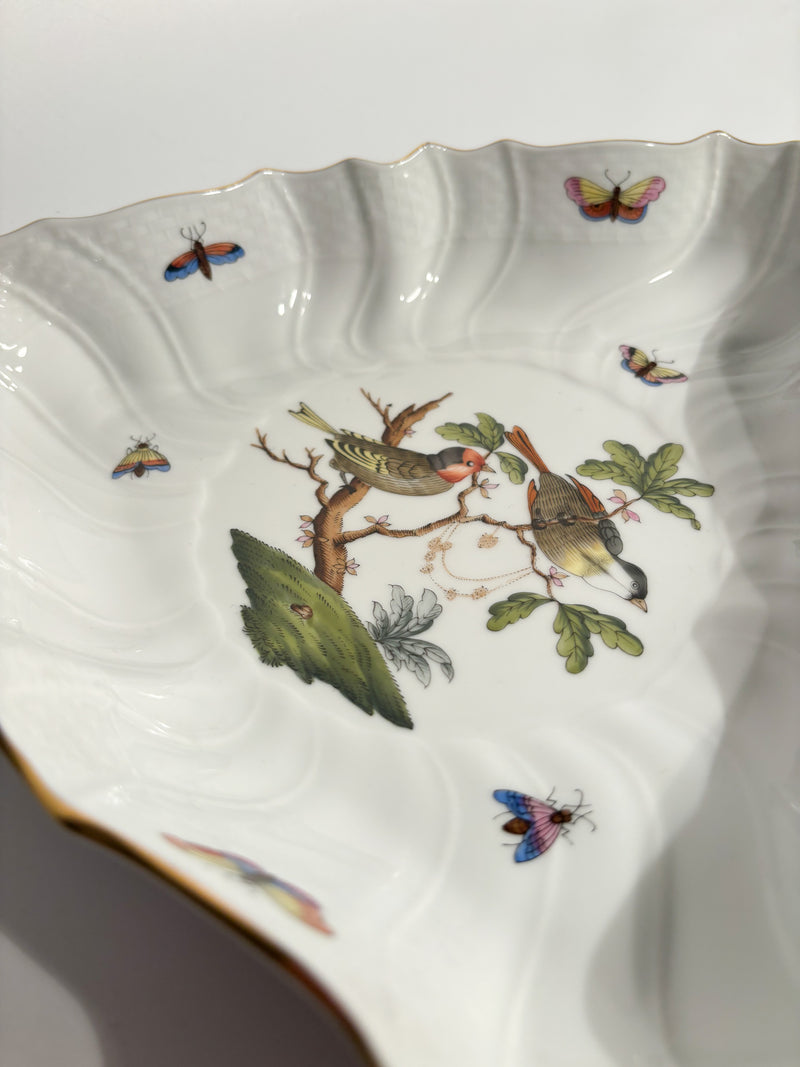 Hand-Painted Herend Porcelain Centerpiece from the 1950s