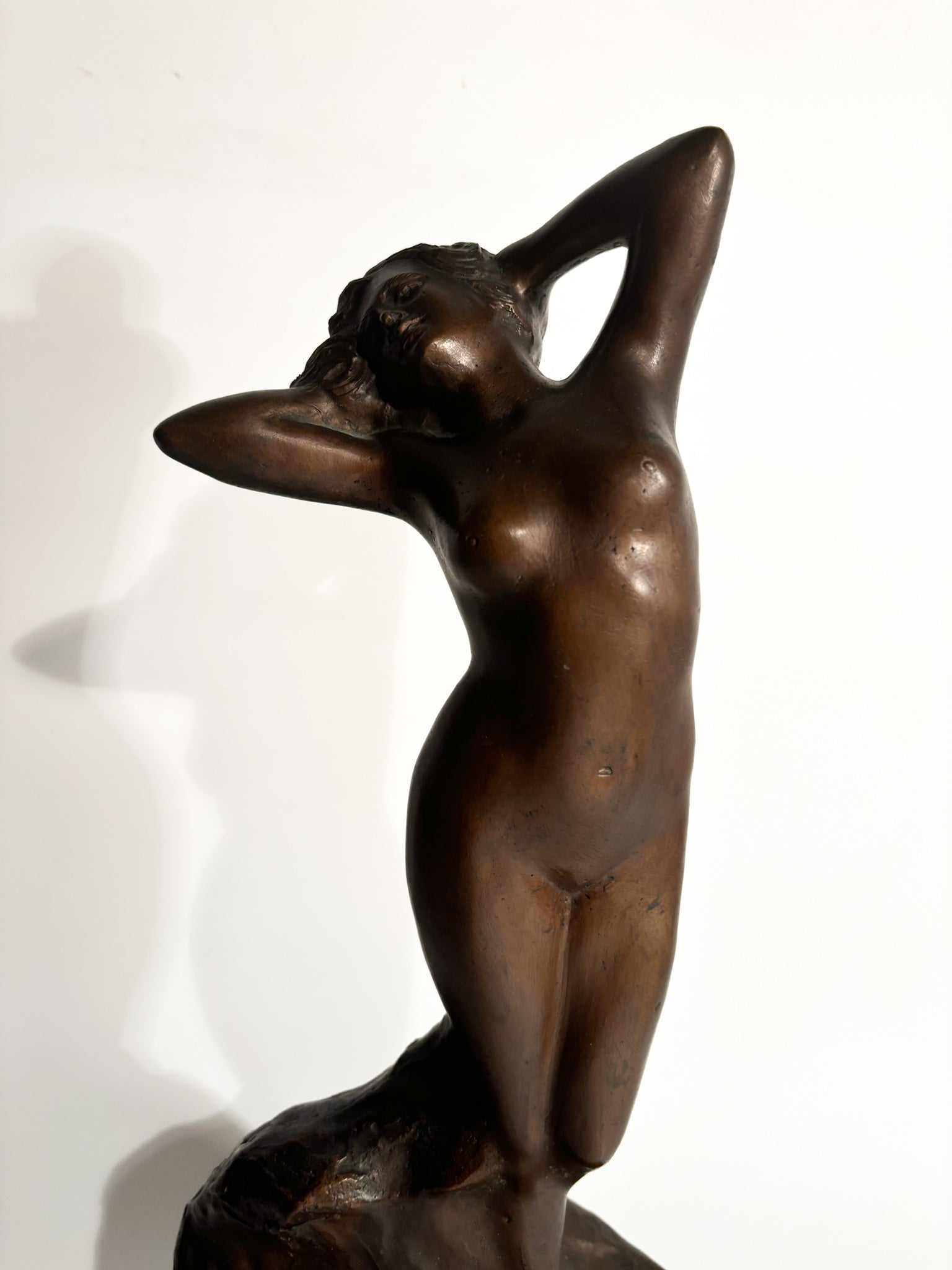 Female Nude Bronze Sculpture by Vincenzo Aurisicchio from 1800