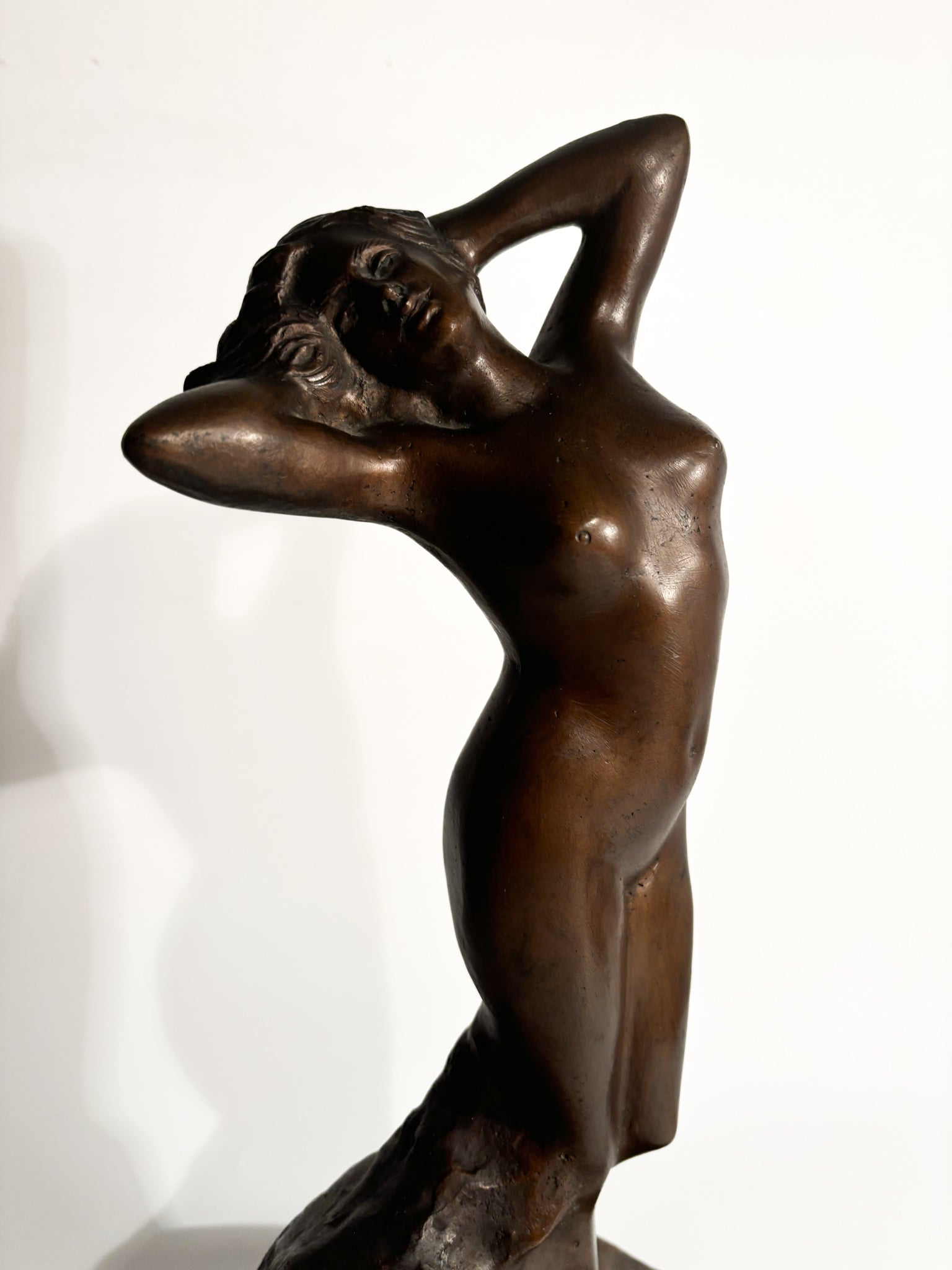 Female Nude Bronze Sculpture by Vincenzo Aurisicchio from 1800