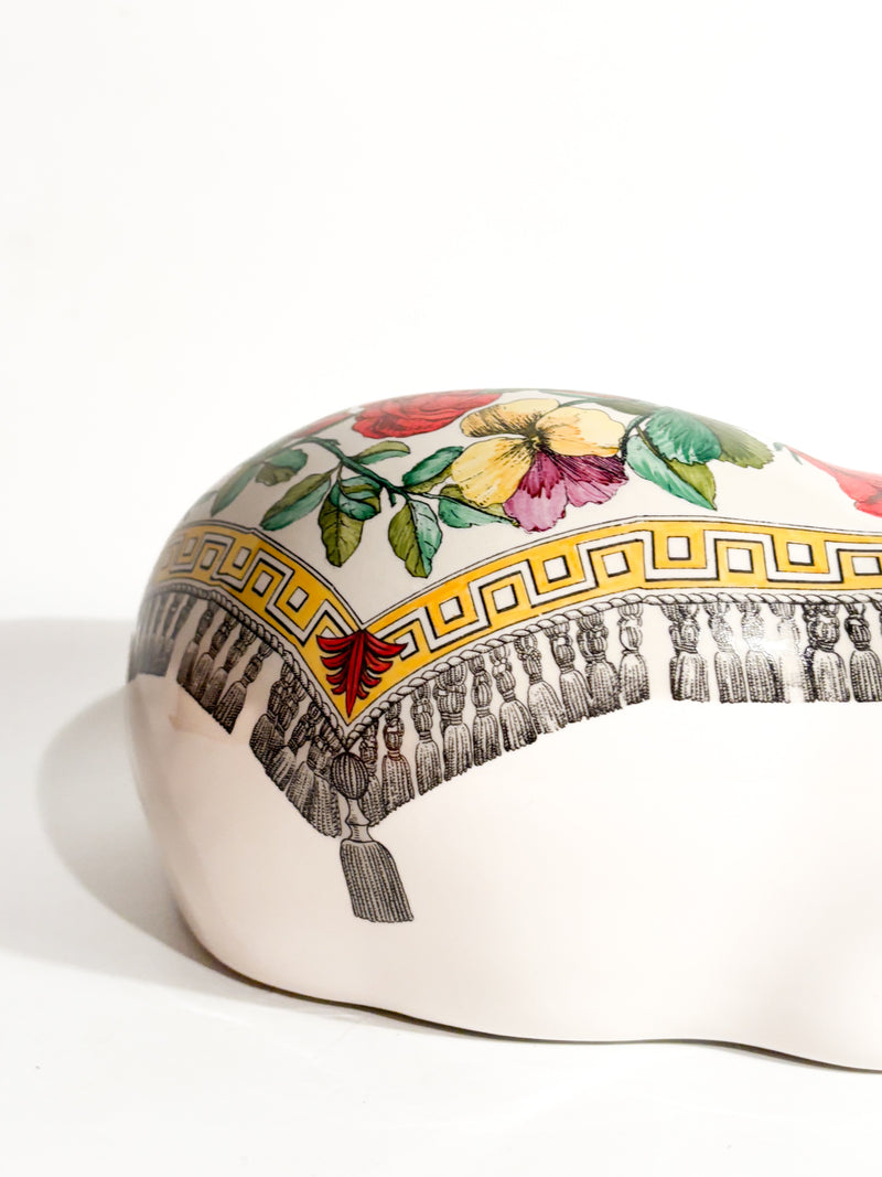 Scultura in Ceramica "Gatto Mantellato" di Piero Fornasetti Anni 50