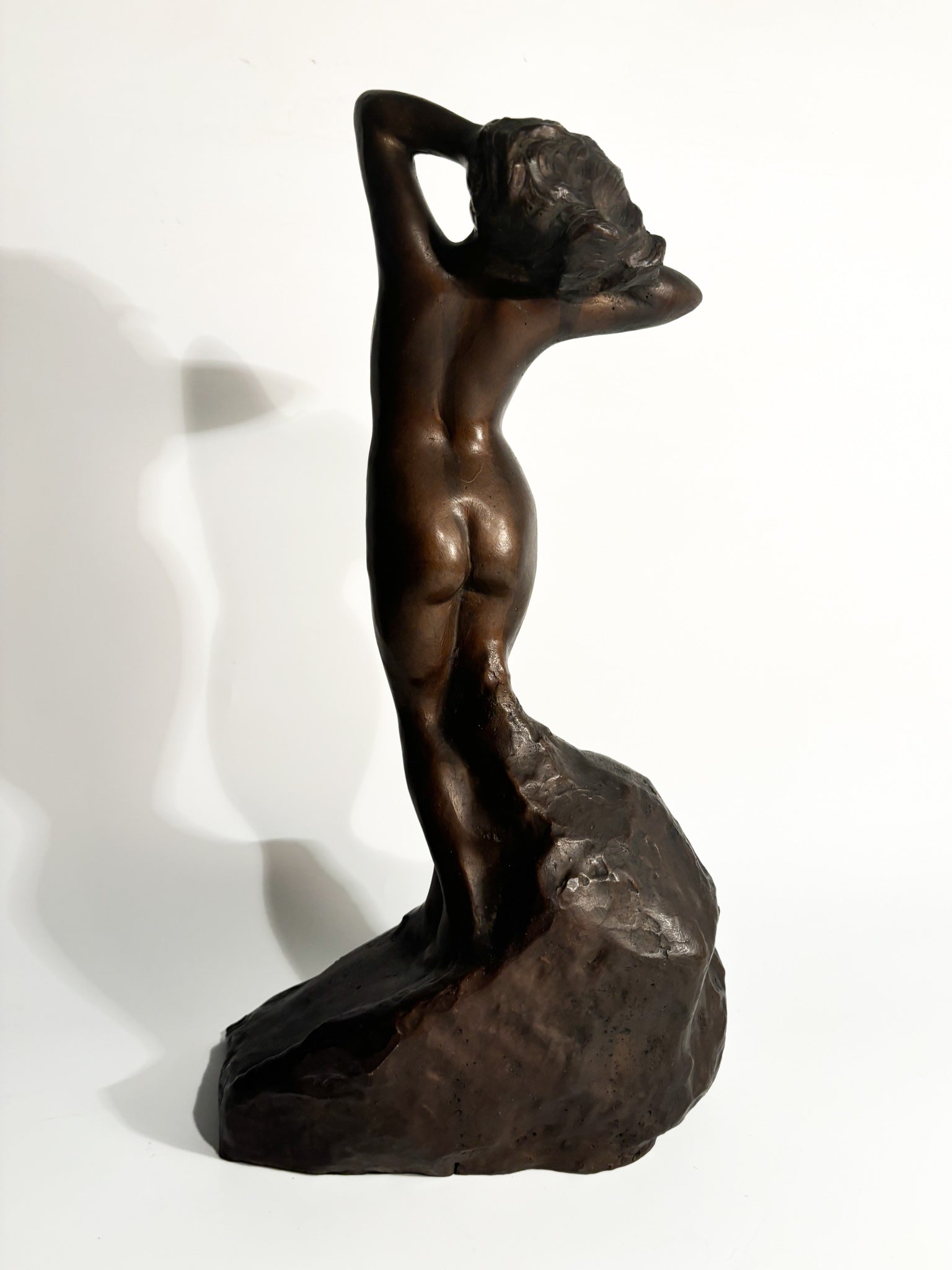 Female Nude Bronze Sculpture by Vincenzo Aurisicchio from 1800