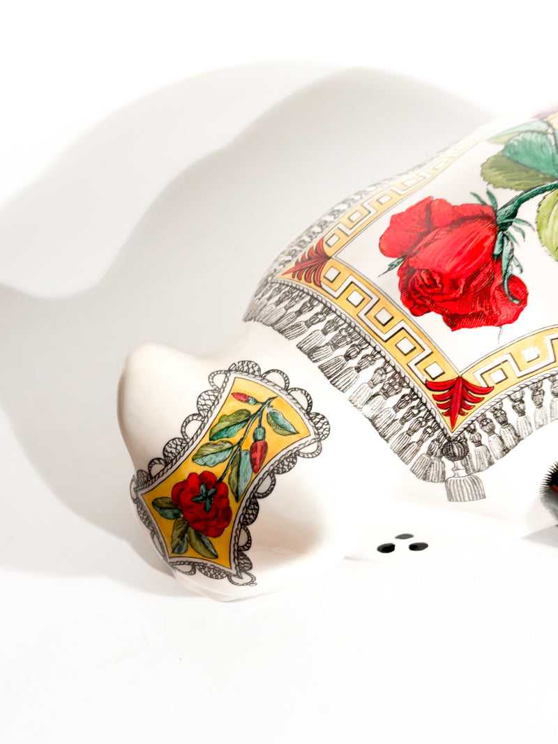 Scultura in Ceramica "Gatto Mantellato" di Piero Fornasetti Anni 50