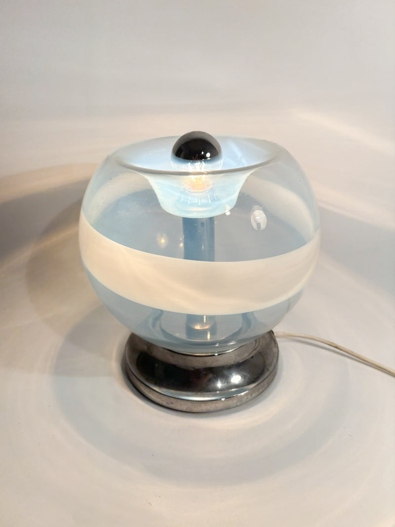 Mazzega Table Lamp in Murano Glass Attributed to Nason, 1970s