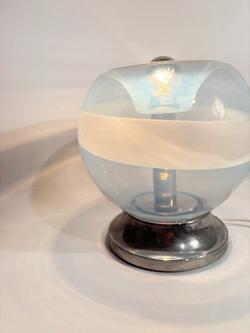 Mazzega Table Lamp in Murano Glass Attributed to Nason, 1970s