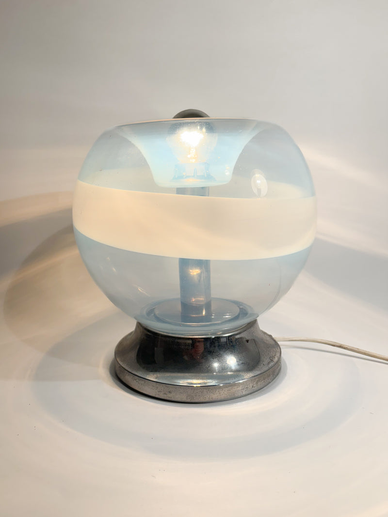 Mazzega Table Lamp in Murano Glass Attributed to Nason, 1970s